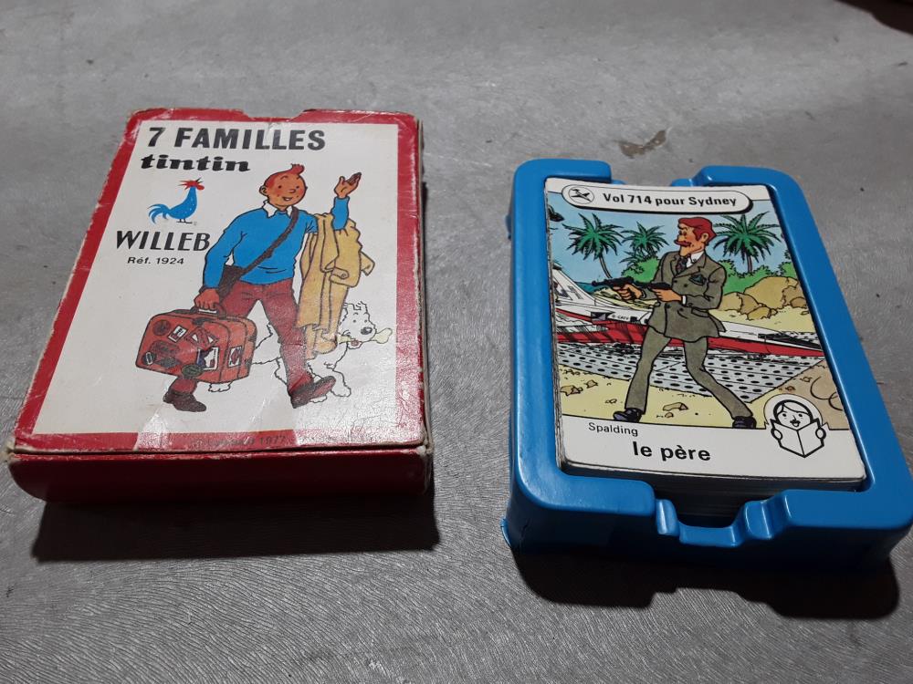 JEUX DES 7 FAMILLES TINTIN 