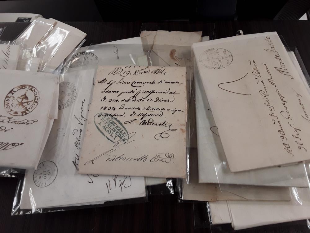 LETTRE COURRIER ANCIEN 19EME À L'UNITÉ 