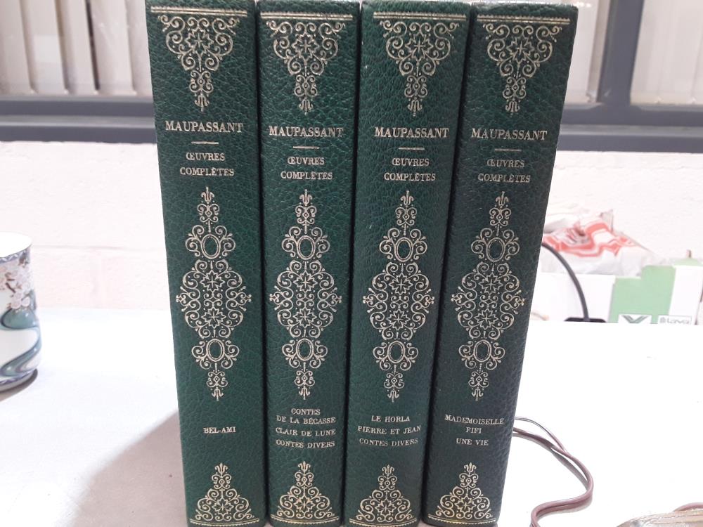 MAUPASSANT OEUVRES 4 VOLUMES 