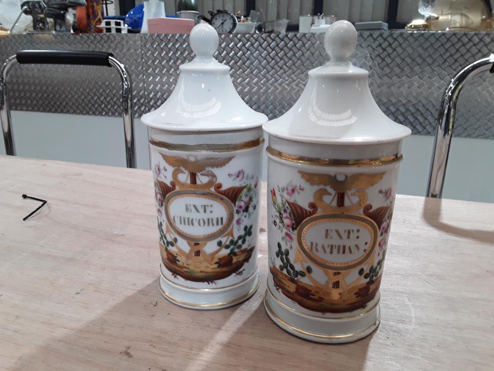 PAIRE POT 19 EME EN VIEUX PARIS 