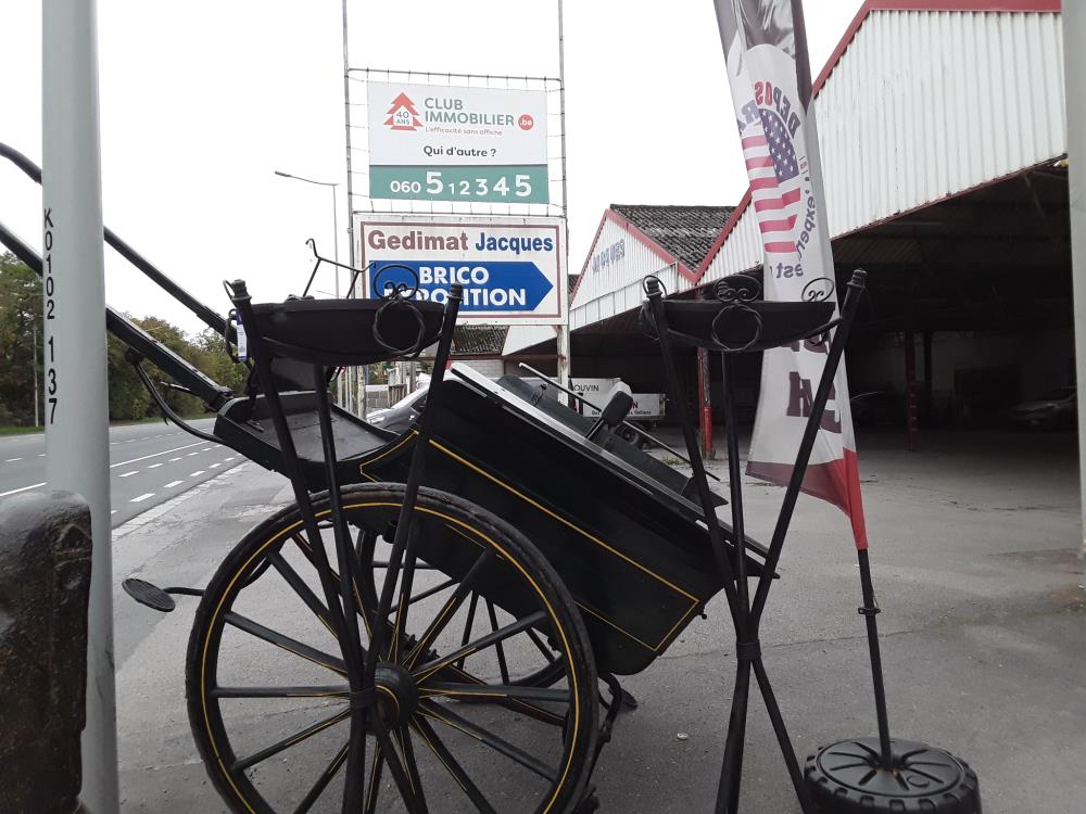 FLAMBEAUX EN METAL ENTREE DE PROPRIÉTÉ 