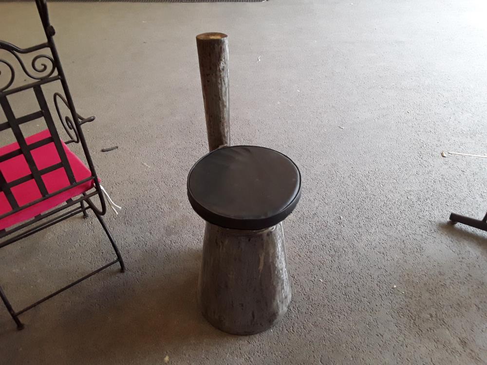 TABOURET STYLE METAL DECO LOFT GARAGE 
