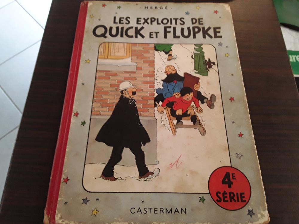 BD QUICK ET FLUPKE 4 EME SERIE 4 EME PLAT B4 EO 1950