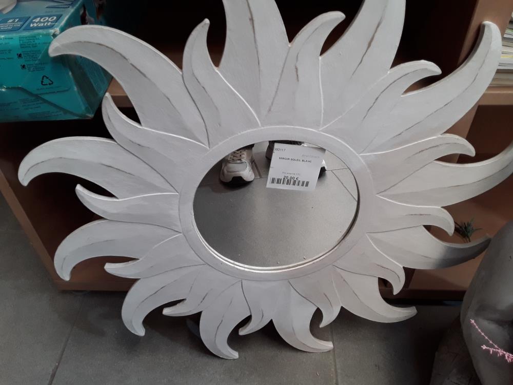 MIROIR SOLEIL BLANC 
