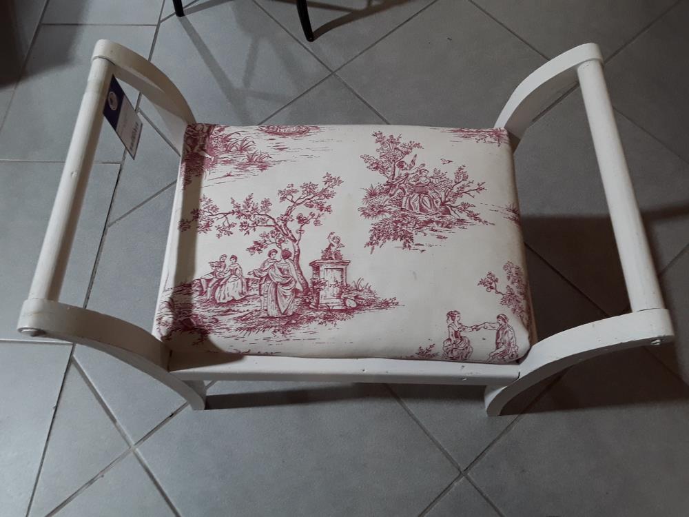 BANQUETTE  D'APPOINT TOILE DE JOUY 