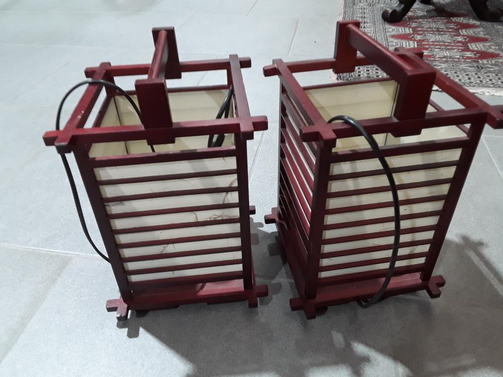 LAMPE DE CHEVET STYLE JAPONAIS 