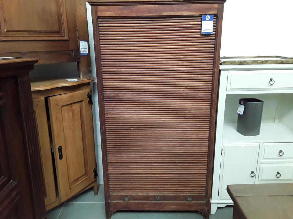 MEUBLE À VOLET DOUBLE EN CHÊNE 1920 