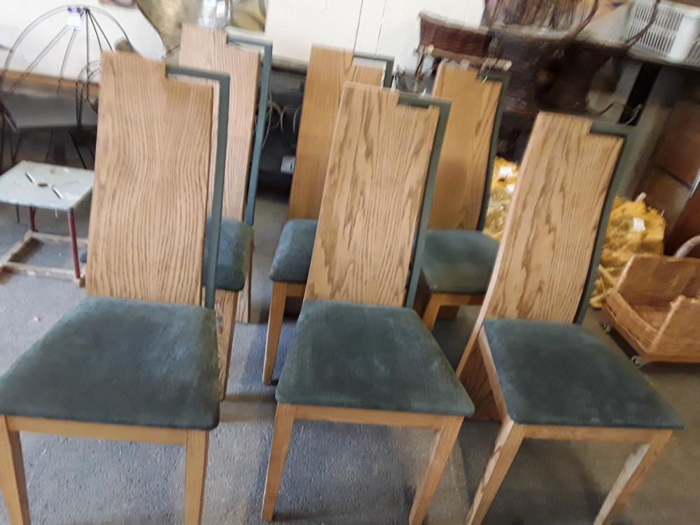 SERIE DE 6 CHAISES DESIGN ITALIEN