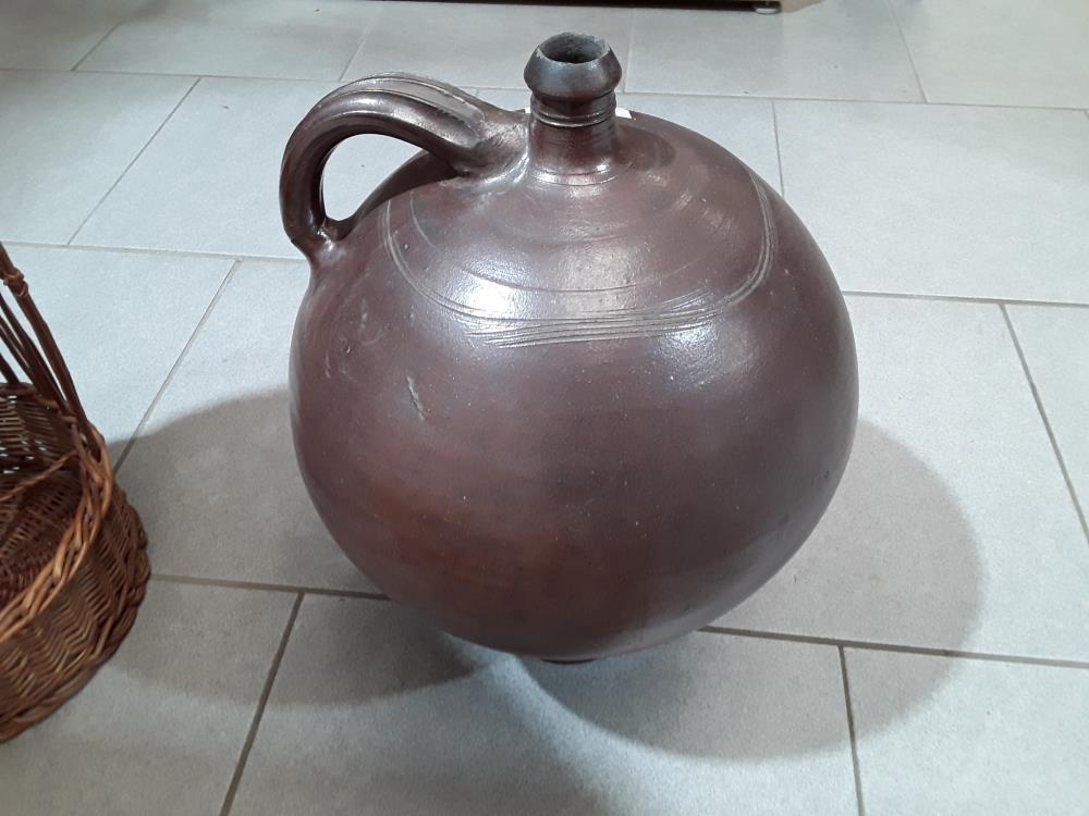 CRUCHE EN TERRE CUITE FIN 19ÈME DECO 