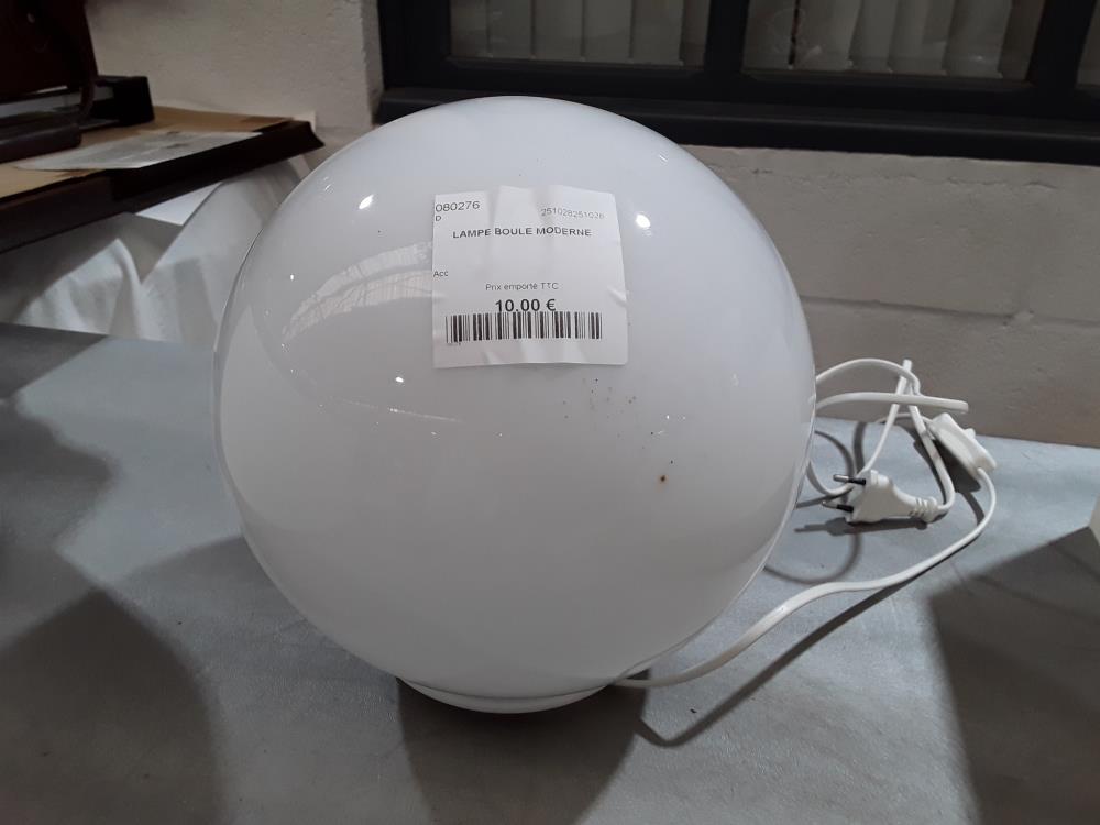 LAMPE BOULE MODERNE 