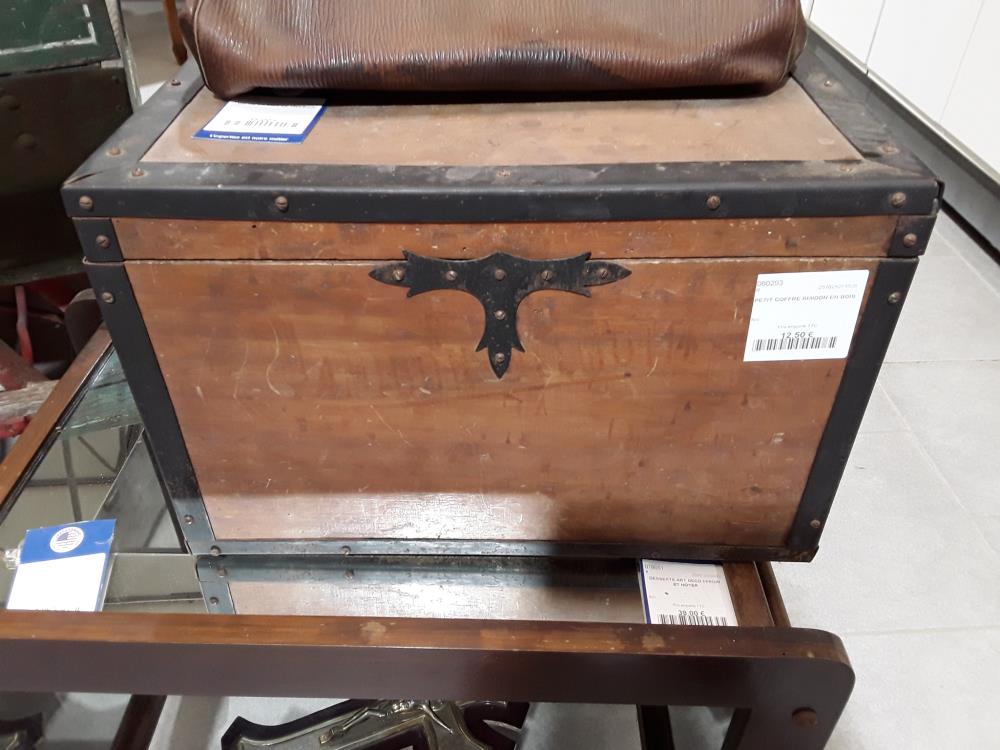 PETIT COFFRE AMIDON EN BOIS 