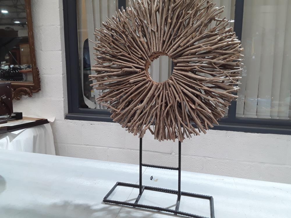 DECO SOLEIL À POSER METAL ET BOIS 