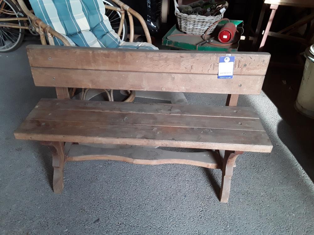 BANC DE JARDIN EN CHENE 