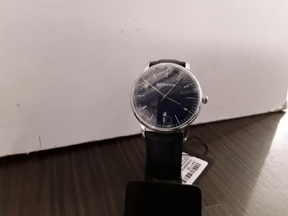 MONTRE LEATH BLUE HOMME