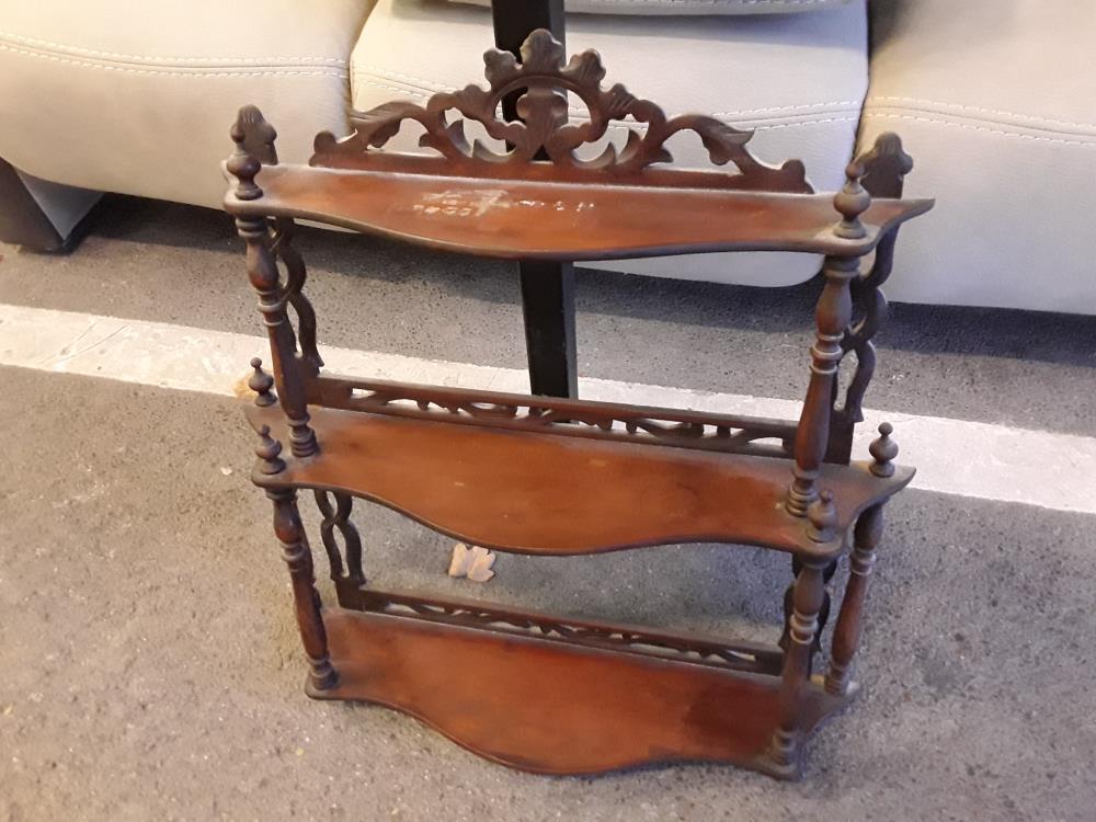 ETAGERE ANGLAISE ACAJOU