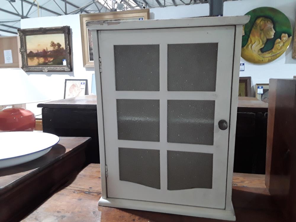 PETITE VITRINE BLANCHE PEINTE 