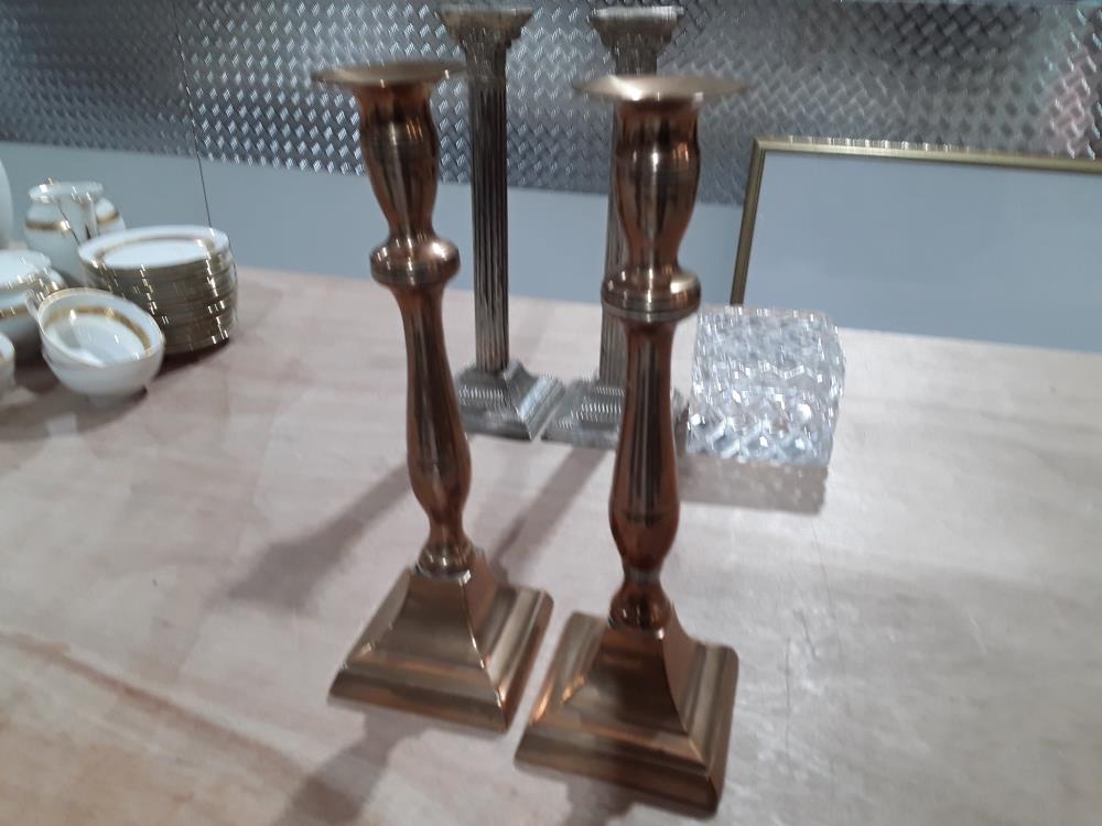 PAIRE DE BOUGEOIRS CUIVRE 