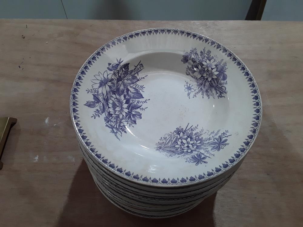 LOT ASSIETTES MASTRICHT DECOR CILLA 