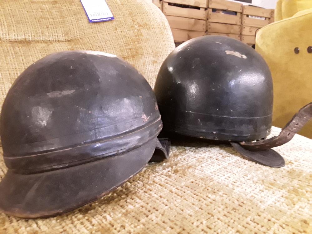 CASQUE MOTO EN CUIR DECO VINTAGE COLLECTION