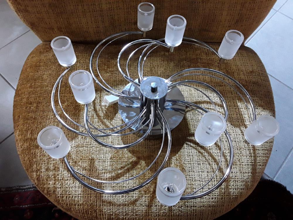 LUSTRE CHROMÉ DESIGN 