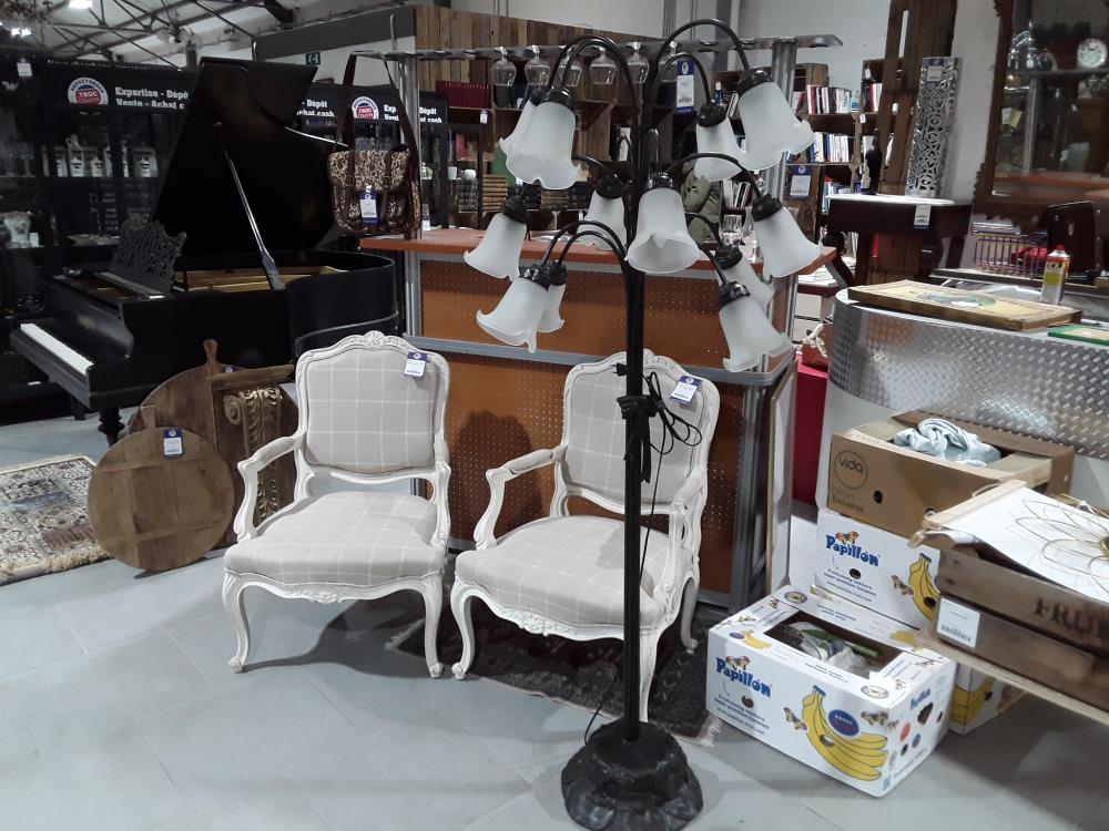 LAMPE DE SALON 10 BOBECHES