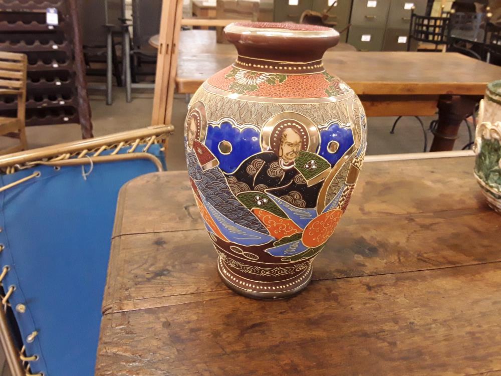 VASE FAIENCE JAPONAISE 