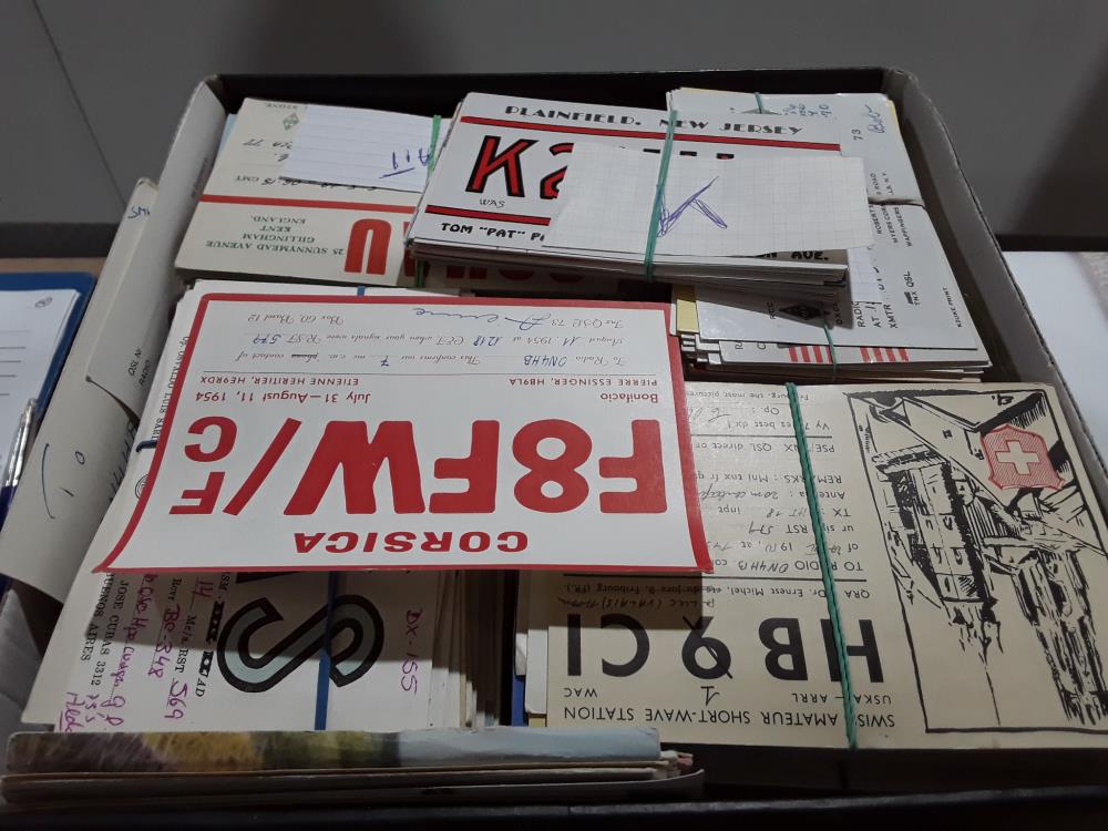 LOT DE CARTES CIBIE RADIO AMATEUR MONDE ENTIER 