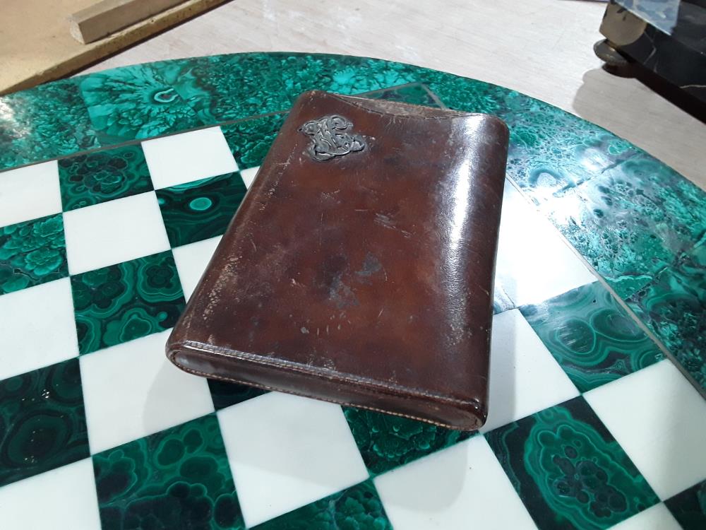 ETUIT A CIGARE MONOGRAMÉ DEBUT 20EME 