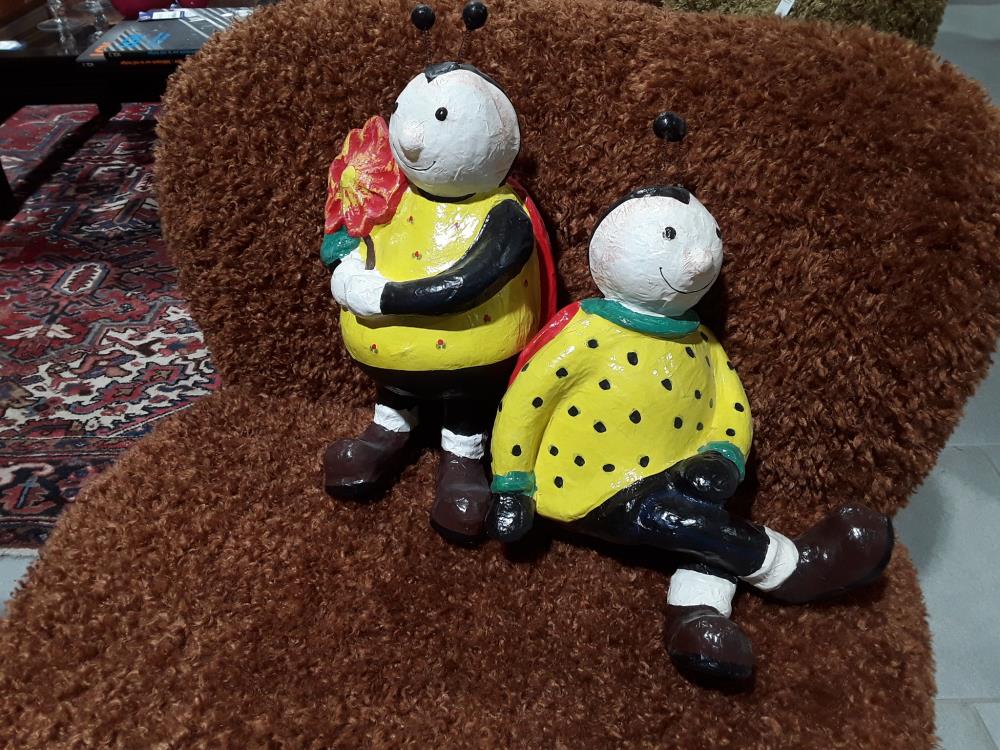 PAIRE DE COCCINELLES DECO (27)