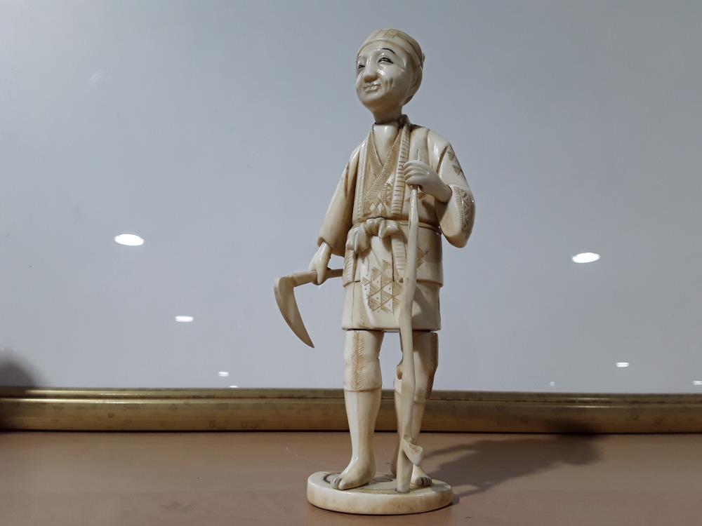 OKIMONO JAPONAIS DEBUT 20EME VIEILLARD 