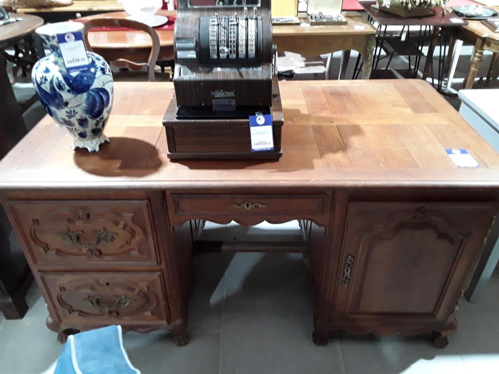 BUREAU EN CHÊNE DOUBLE FACE 