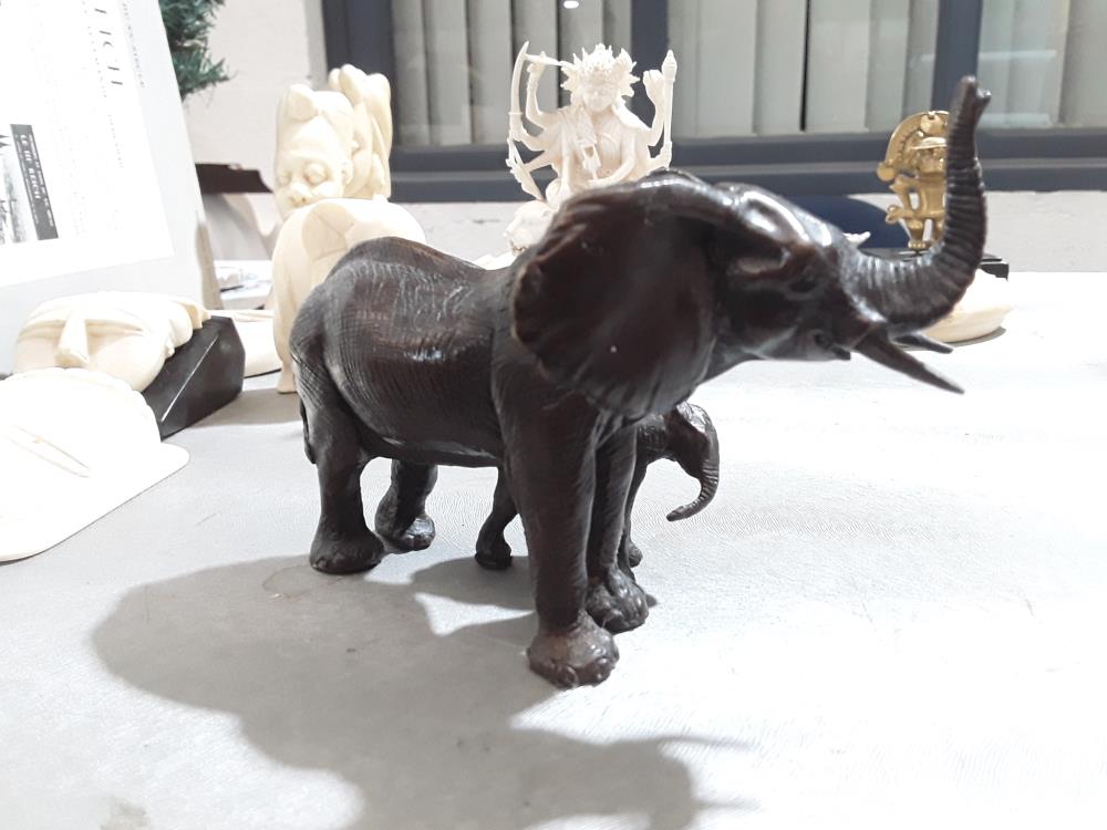 ÉLÉPHANT EN BRONZE DEBUT 20EME 