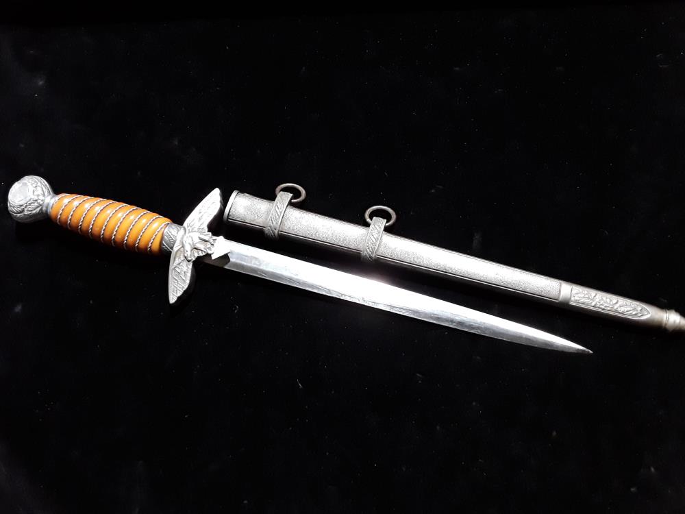 DAGUE ALLEMANDE DENAZEIFIEE OFFICIER LUFT LAME SOLINGEN 