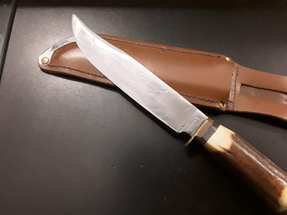 COUTEAU DE CHASSE REHWAPPEN SOLINGEN ANNÉE 50 