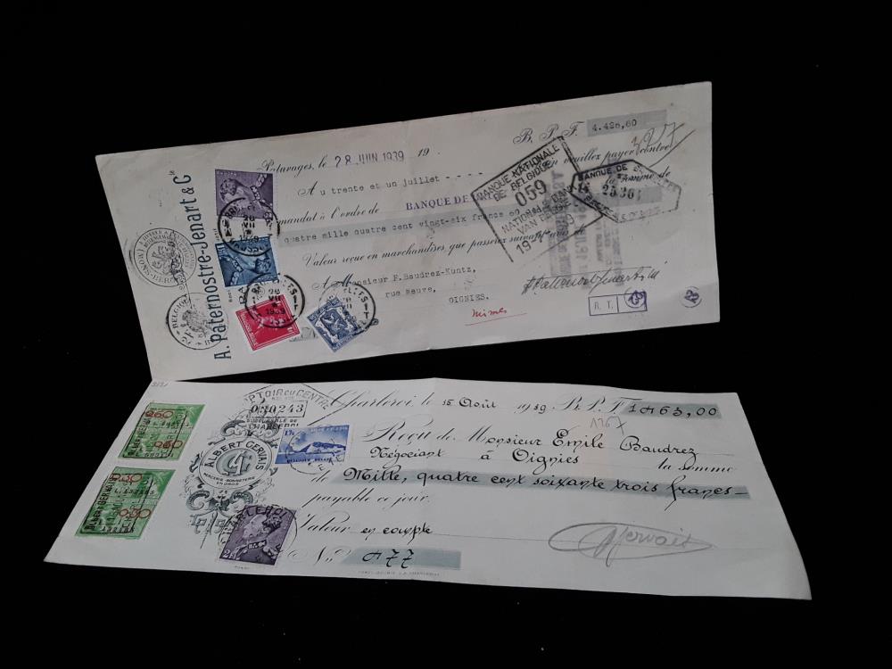 MANDAT BANCAIRE 1939