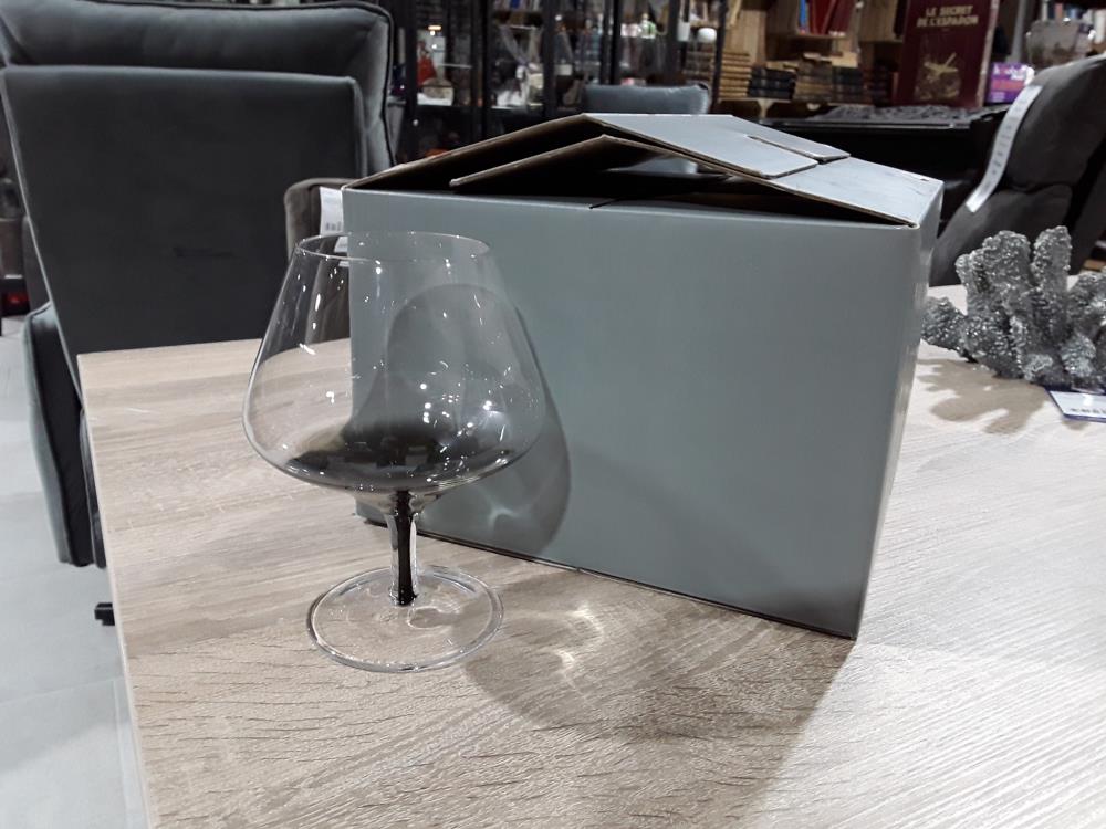 SERIE DE 4 VERRES COGNAC BROSTE COPENHAGUE 