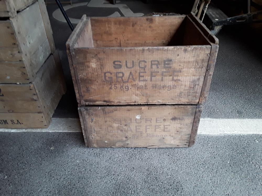 CAISSE RATION AMÉRICAIN FABRICATION BELGE 