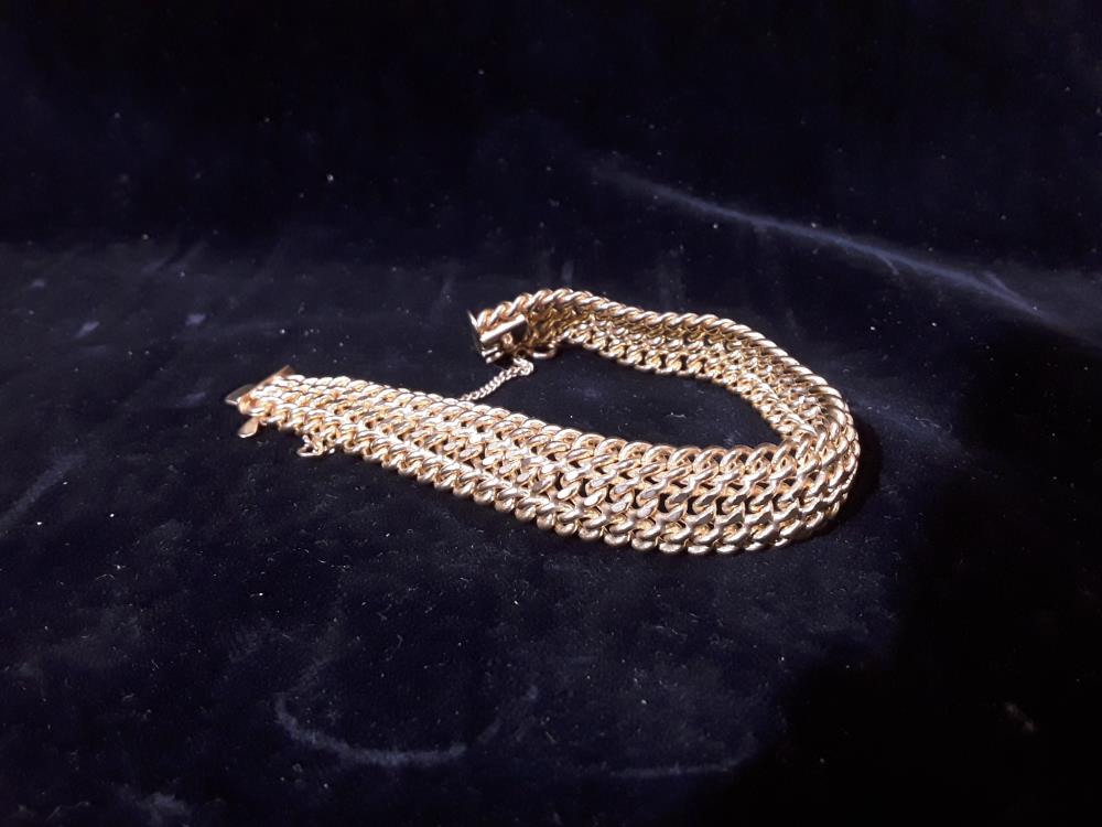 BRACELET PLAQUÉ OR 