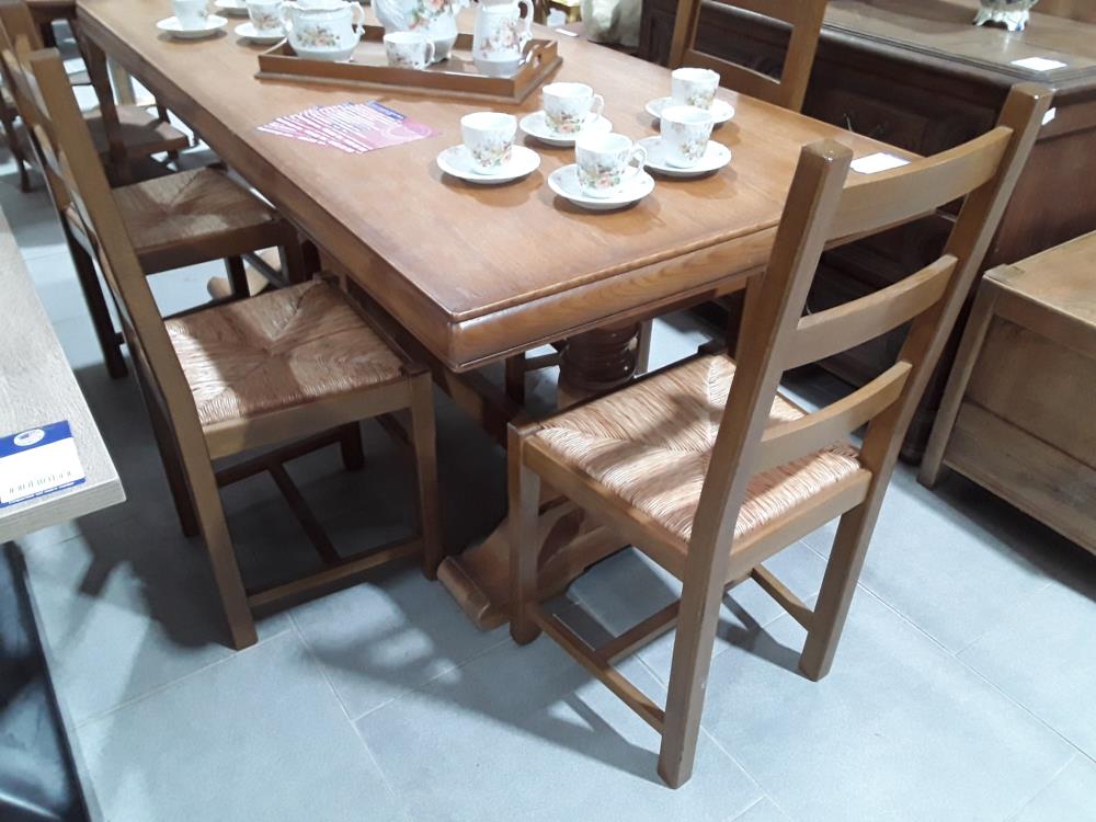 SERIE DE 6 CHAISES EN HETRE 