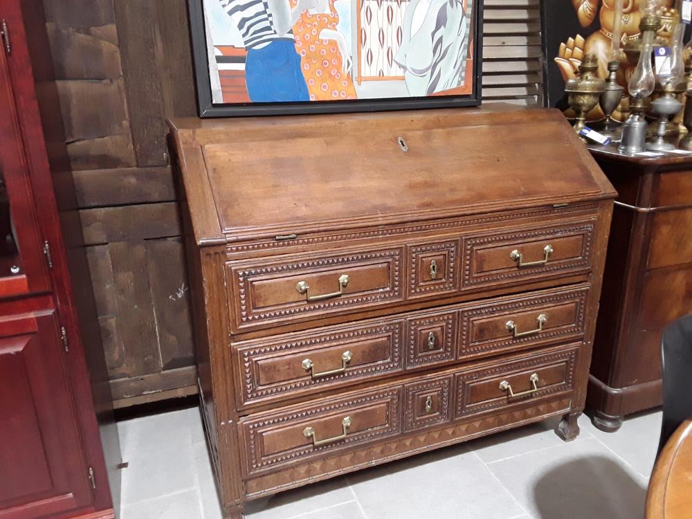 SECRETAIRE À ABATTANT LOUIS VXI FIN 18EME 