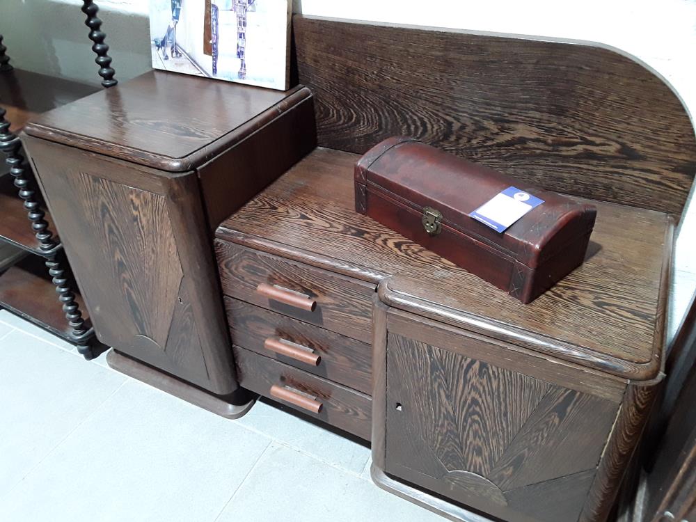 MEUBLE ART DECO EN PALMIER CONGO 