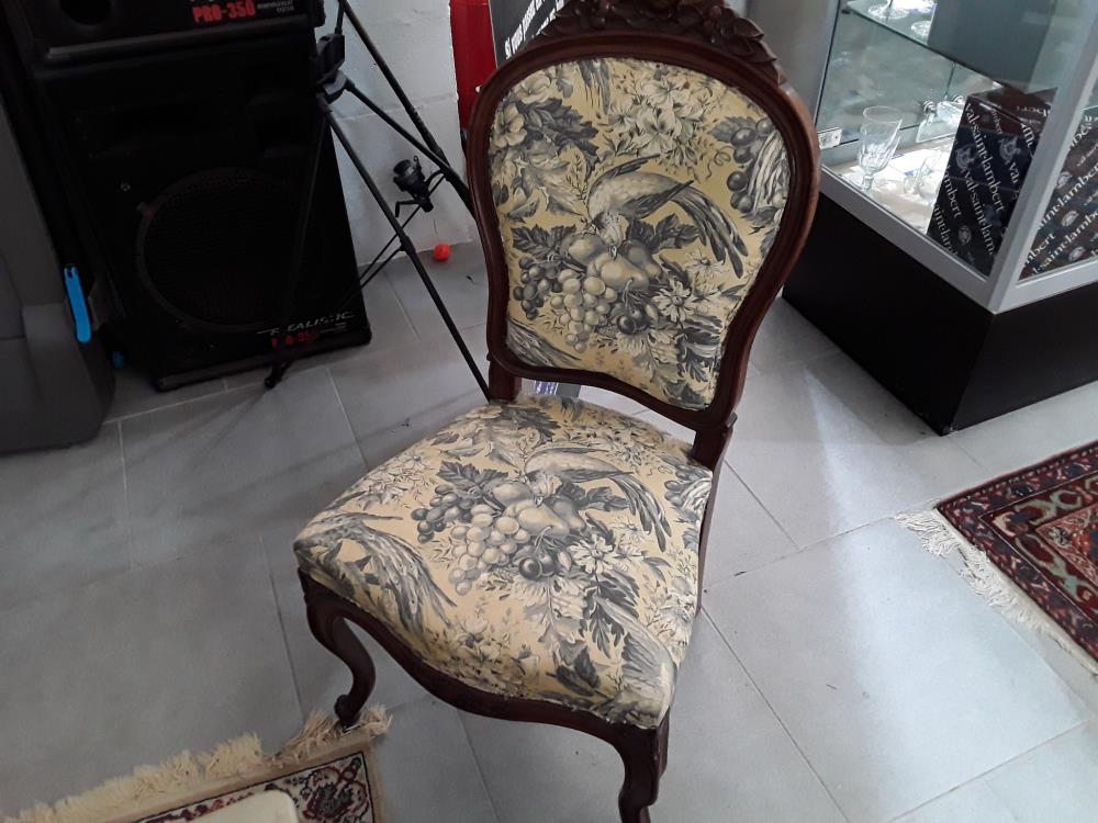 CHAISSE EN ACAJOU NAPOLÉON III 