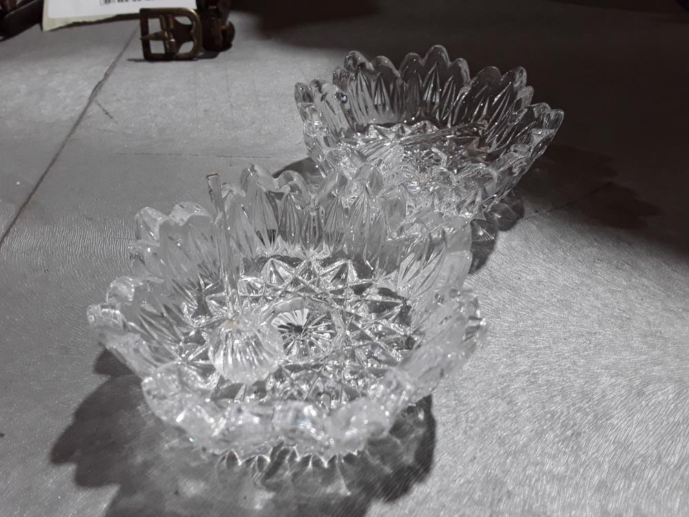 SET DE TABLE SEL ET POIVRE CRISTAL MOULÉ 