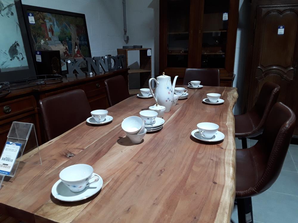 SERVICE À CAFE MOTIF À FLEUR WALDSASEEN 