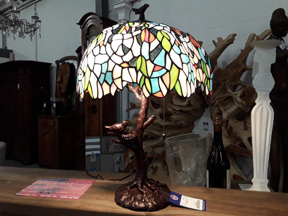 TIFFANY OISEAU DANS LE NID DECO RETRO