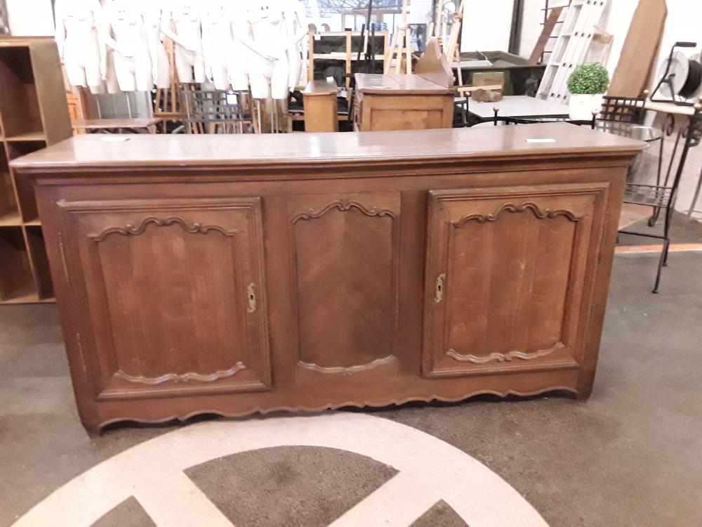 DRESSE DEUX PORTES EN CHENE MASSIF 19EME 