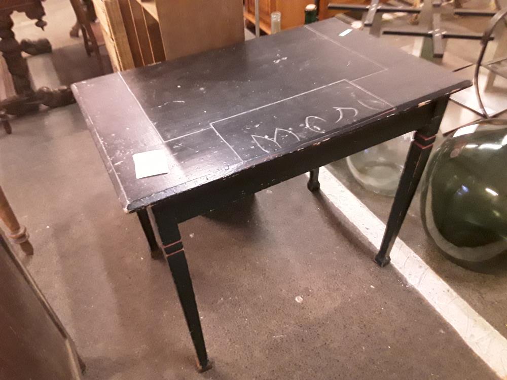 TABLE 1900 PATINE NOIR 