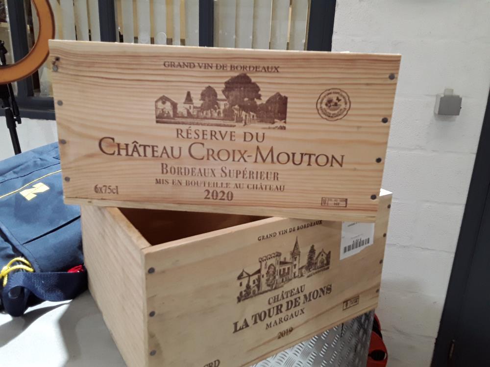 CAISSE À VIN EN BOIS 