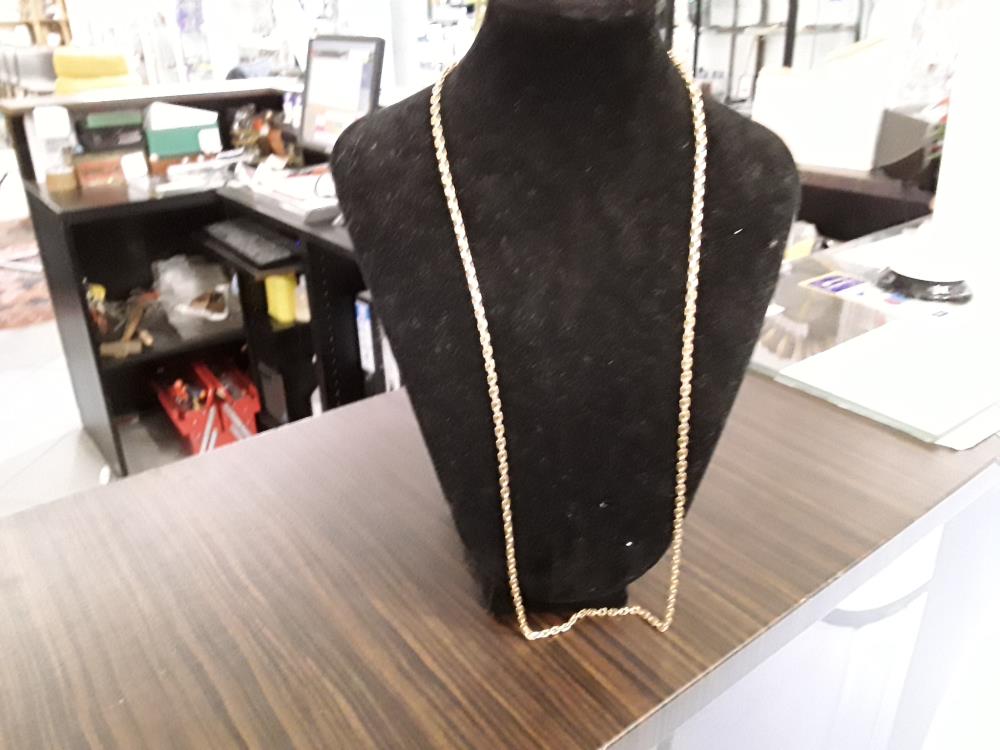 CHAINE PLAQUÉE OR 
