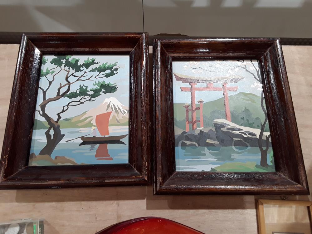 PEINTURE SUR PANNEAU JAPON 